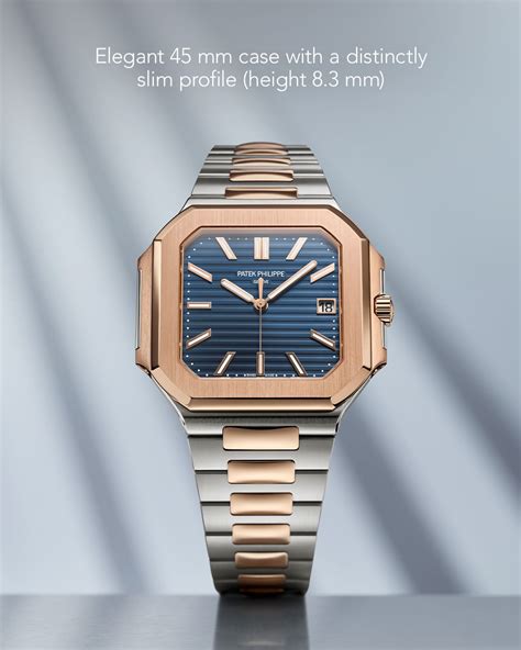 Patek Philippe Cubitus 2024 45mm Two Tone Steel Rose Gold.